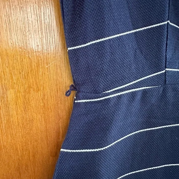 The Limited Navy and Cream Striped Midi Dress - Picture 2 of 6